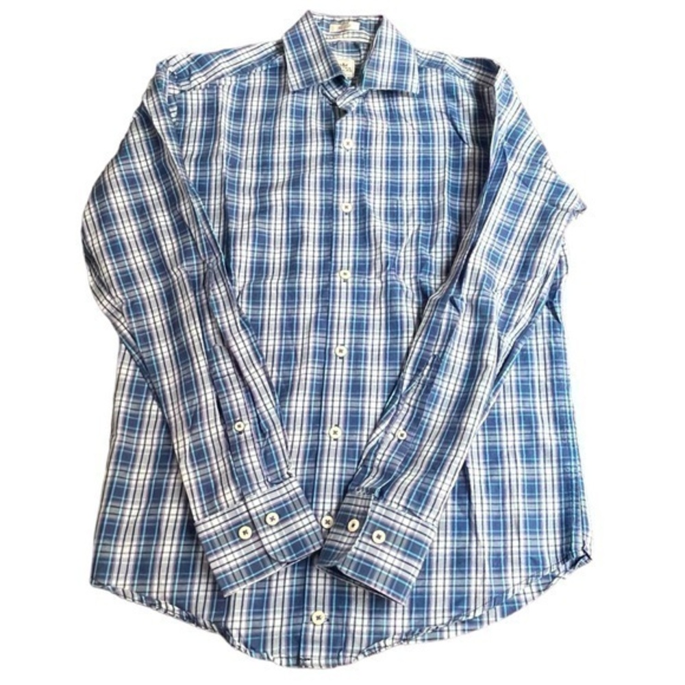 Peter Millar Plaid Button Down Shirt
